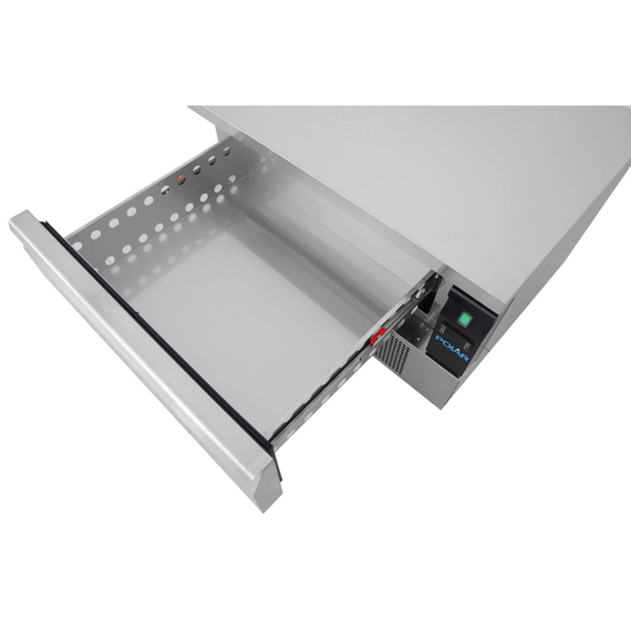 Polar Serie U flacher Kühl- und Tiefkühltisch mit 1 Schublade 3x GN, Bild 7