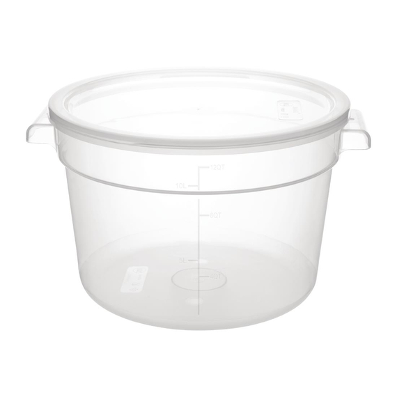 Vogue Lebensmittelbehälter rund aus Polypropylen 10L, Bild 3