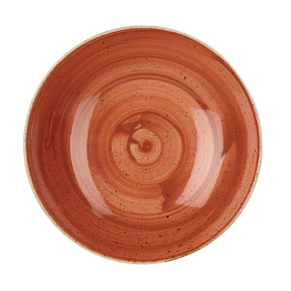 Churchill Stonecast, runde Coupe-Schüssel, gewürztes Orange, 220 mm, (12 Stück), Bild 2
