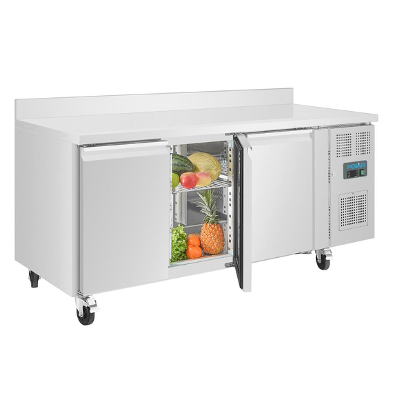 Polar Serie U 3-türiger Edelstahlgefrierschrank mit Spritzschutz 417Ltr, Bild 3