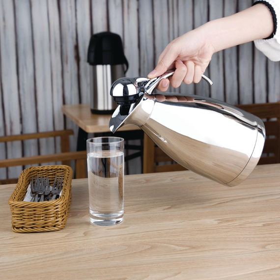 Olympia Thermoskanne Edelstahl-Look 1,5L, Bild 5