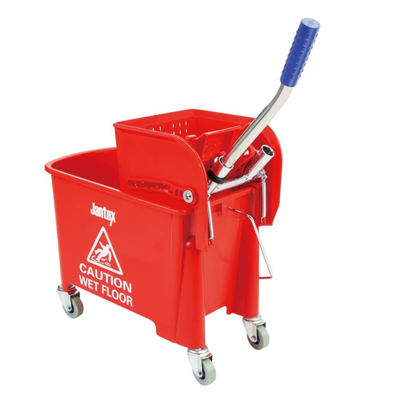 Jantex Moppeimer mit Mopppresse rot 20L