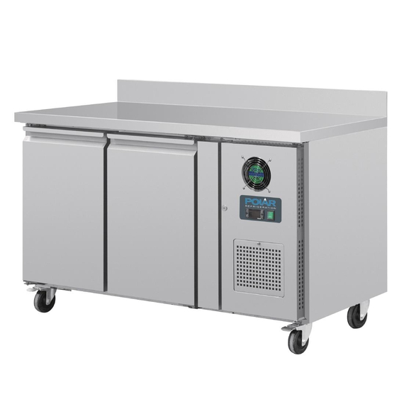 Polar Serie U 2-türiger Edelstahlgefrierschrank mit Spritzschutz 282Ltr, Bild 7