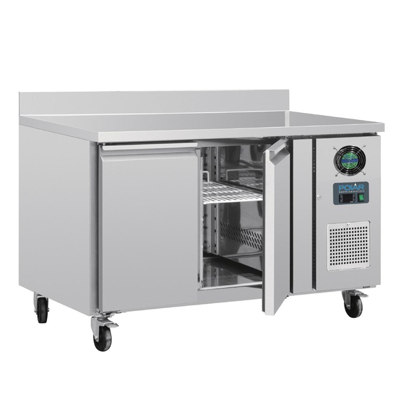 Polar Serie U 2-türiger Edelstahlgefrierschrank mit Spritzschutz 282Ltr, Bild 6