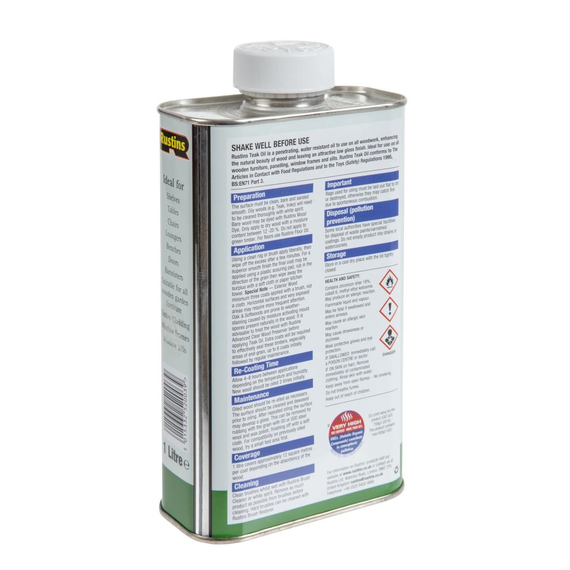 Rustin's Teaköl 1L, Bild 3