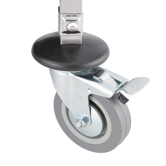 Vogue Abräumwagen aus Edelstahl 90x82x44cm, Bild 6