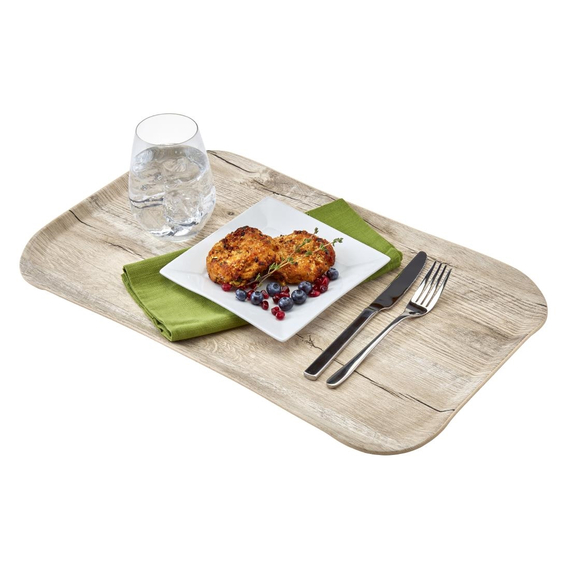 Cambro Versa Tabletts 32x53cm rechteckig rustikales Dekor Eiche hell, Bild 2