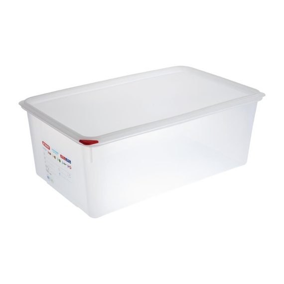 Araven Polypropylen 1/1 Gastronorm Lebensmittel-Aufbewahrungsbox 28Ltr (4 Stück), Bild 7