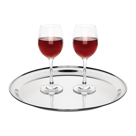 Olympia Edelstahl Rundes Serviertablett 355mm, Bild 5