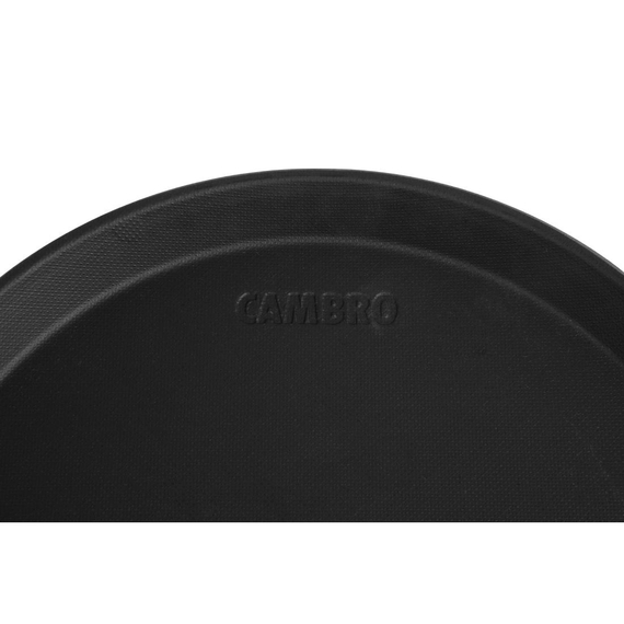 Cambro Camtread rundes rutschfestes Fiberglas Tablett schwarz 28cm, Bild 3