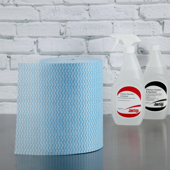 Jantex antibakterielle Mehrzwecktücher blau (200 Stück), Bild 7