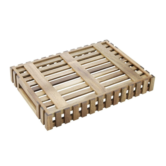 Kleine Olympia-Aufbewahrungsbox aus Akazienholz, 356 x 255 mm, Bild 4