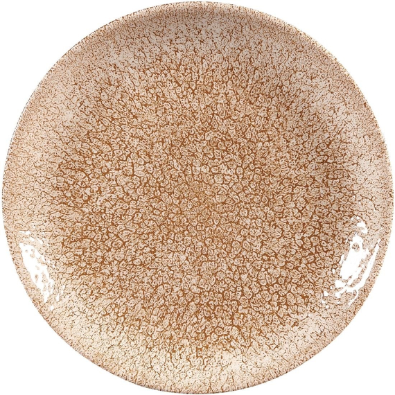 Churchill Studio Prints Raku-Coupé-Teller, Granatorange, 165 mm, (12 Stück)