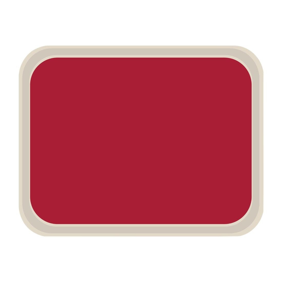 Roltex America Polyester Serviertablett rot 46 x 36cm