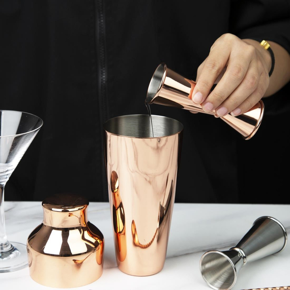 Olympia Barmaß / Jigger mit Kupferfinish 2,5/5cl, Bild 6