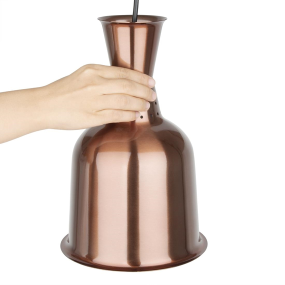 Buffalo Wärmelampe mit Messing-Finish, Bild 2