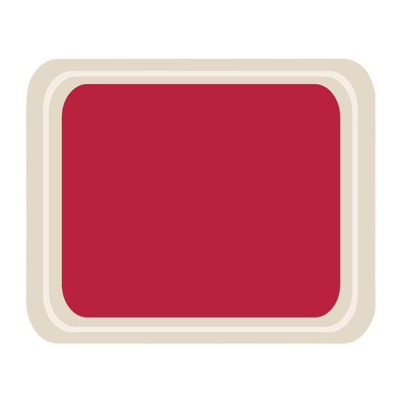 Roltex GN1/2 Serviertablett rot 42 x 32cm