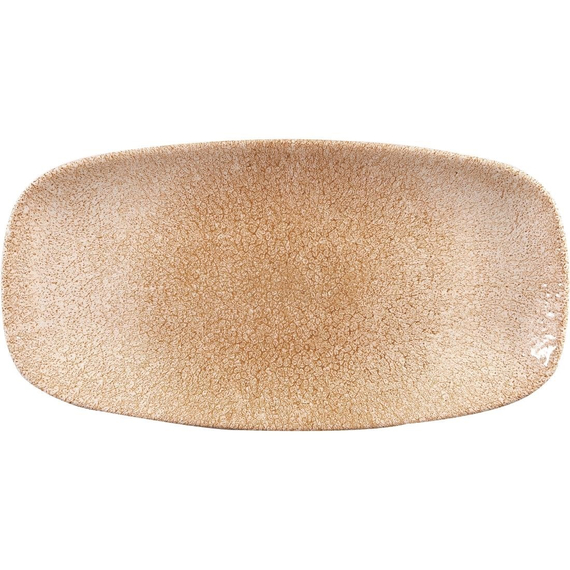 Churchill Studio Prints Raku-Teller, rechteckig, Granatorange, 298 mm, (12 Stück)