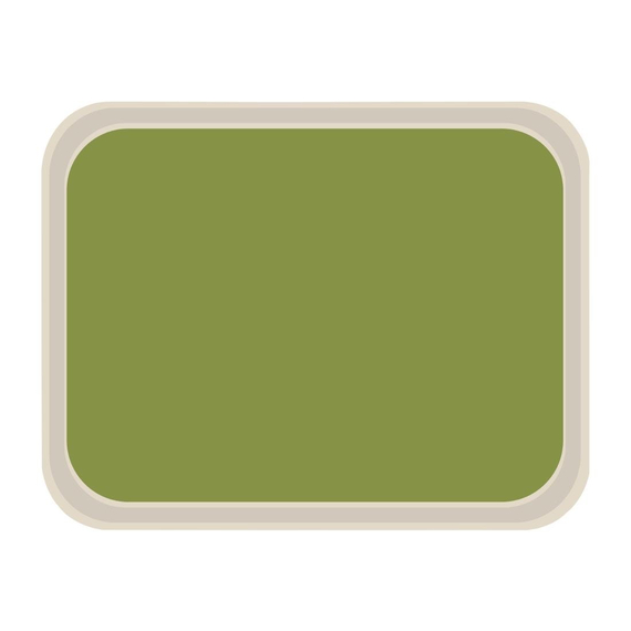 Roltex America Polyester Serviertablett grün 46 x 36cm