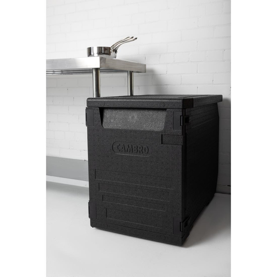 Cambro isolierter Frontlader Lebensmitteltransportbehälter 126L mit 6 Schienen, Bild 9