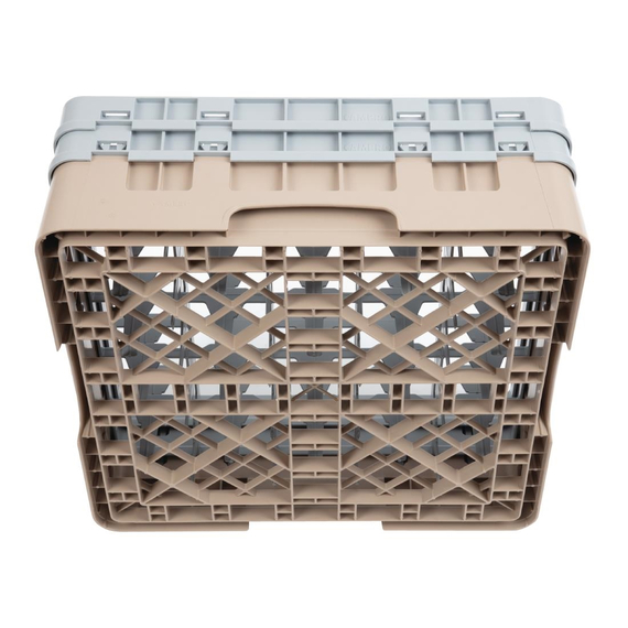 Cambro Gläserspülkorb beige mit 25 Fächern max Glashöhe 13,3cm, Bild 5