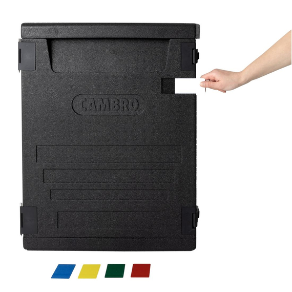 Cambro isolierter Frontlader Lebensmitteltransportbehälter 126L mit 9 Schienen, Bild 6