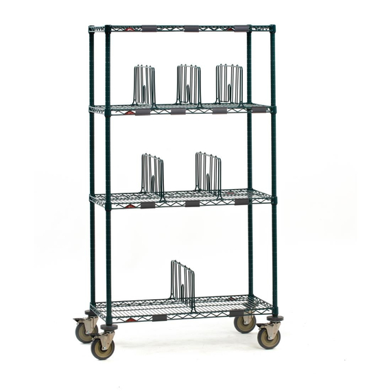 Metro Super Erecta Regalteiler 46 x 20,3cm (4 Stück)