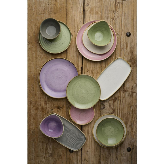 Churchill Stonecast Sage Green Coupe Plate 165mm (12 Stück)