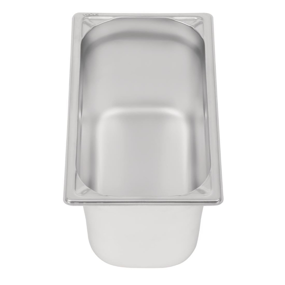 Vogue Strapazierfähiger GN-Behälter 1/3 Edelstahl 150mm