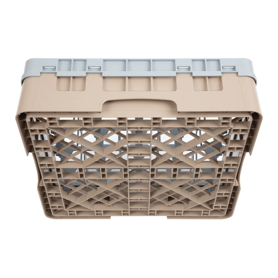 Cambro Gläserspülkorb beige mit 25 Fächern max Glashöhe 9,2cm, Bild 5
