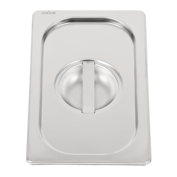 Vogue Strapazierfähiger Deckel für GN-Behälter 1/4 Edelstahl