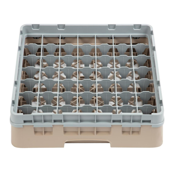 Cambro Gläserspülkorb beige mit 49 Fächern max Glashöhe 9,2cm