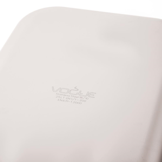 Vogue Strapazierfähiger GN-Behälter 1/1 Edelstahl 200mm, Bild 7