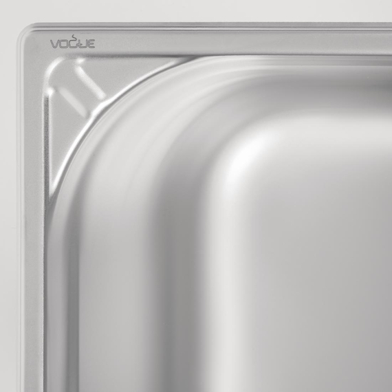 Vogue Strapazierfähiger GN-Behälter 1/2 Edelstahl 200mm, Bild 5