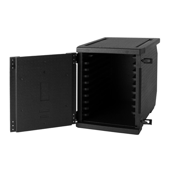 Cambro isolierter Frontlader Lebensmitteltransportbehälter 126L mit 9 Schienen, Bild 5