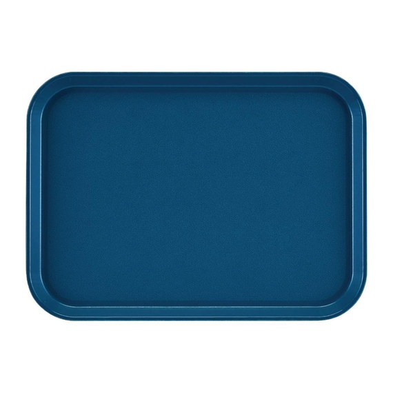 Cambro Epictread rechteckiges rutschfestes Fiberglastablett blau 35x27cm