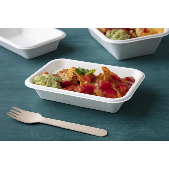 Fiesta Compostable kompostierbare Menüschalen aus Bagasse 45,5cl (50 Stück), Bild 5