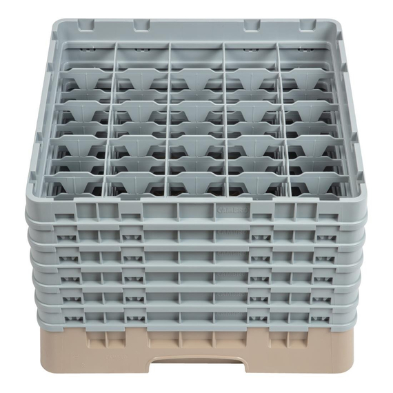 Cambro Gläserspülkorb beige mit 25 Fächern max Glashöhe 29,8cm