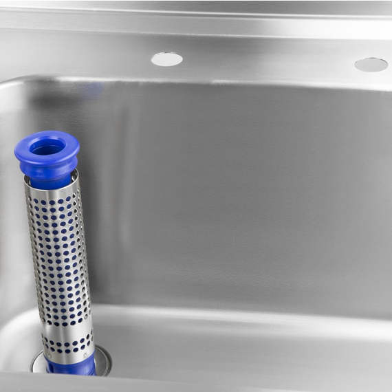 Vogue Doppelspüle mit zwei Abtropfflächen 2100mm, Bild 4