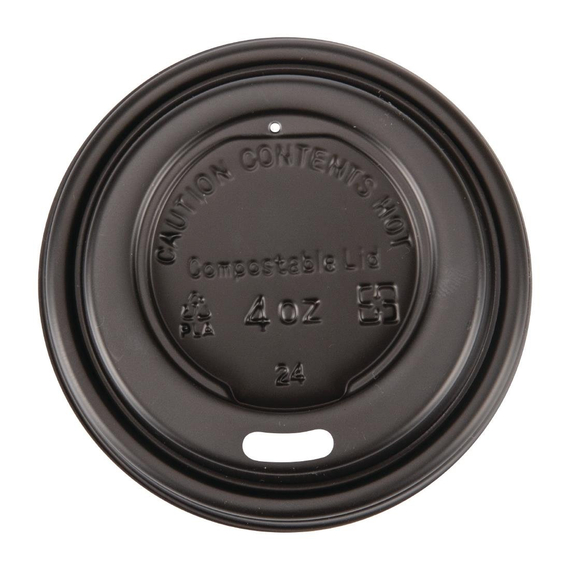 Fiesta Compostable Kompostierbare Deckel für Espressobecher 11,3cl (50 Stück), Bild 3
