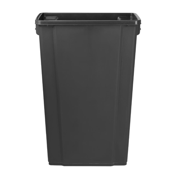 Jantex Slim Mülleimer Schwarz 80Ltr, Bild 2