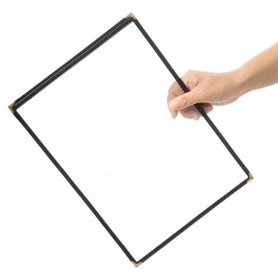 Olympia Speisekartenhülle im amerikanischen Stil Schwarz A4, Bild 4