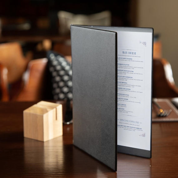 Olympia Speisekarte PVC schwarz A5, Bild 6