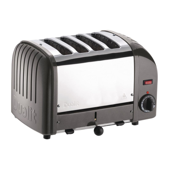 Dualit Toaster 40348 grau 4 Schlitze, Bild 2