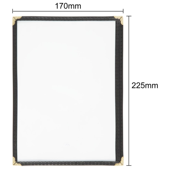 Olympia Einsteckhülle schwarz A5 2 Seiten, Bild 2