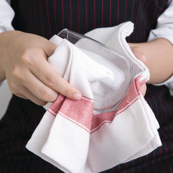 Vogue Geschirrtuch rot, Bild 4