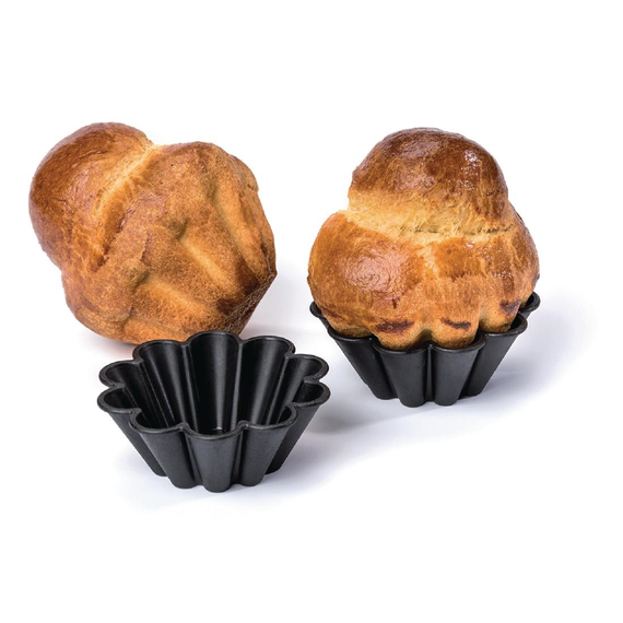 Matfer Bourgeat Antihaft Mini Brioche Backformen 7,5cm (12 Stück), Bild 9