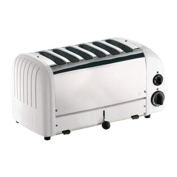 Dualit Toaster 60146 weiß 6 Schlitze, Bild 3
