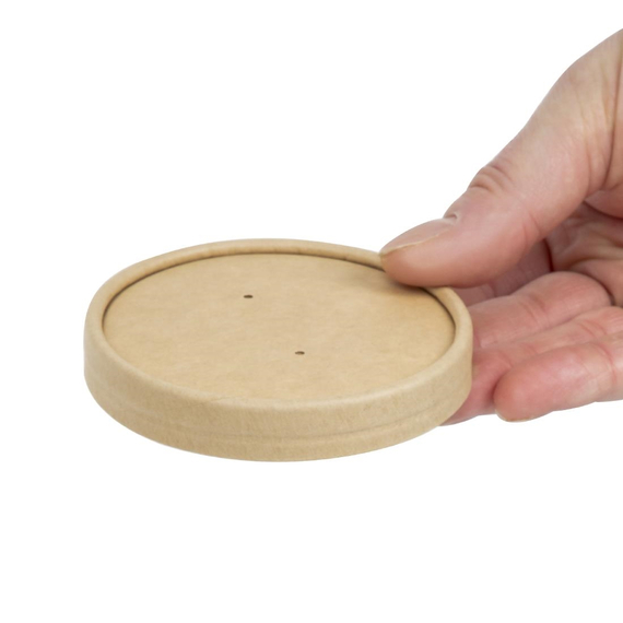 Colpac Deckel für recycelbare, mikrowellengeeignete Suppenbecher 225ml und 350ml (500 Stück), Bild 5