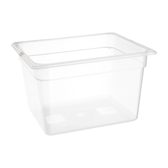 Nisbets Essentials GN 1/2 Polypropylenbehälter ohne Deckel 20cm